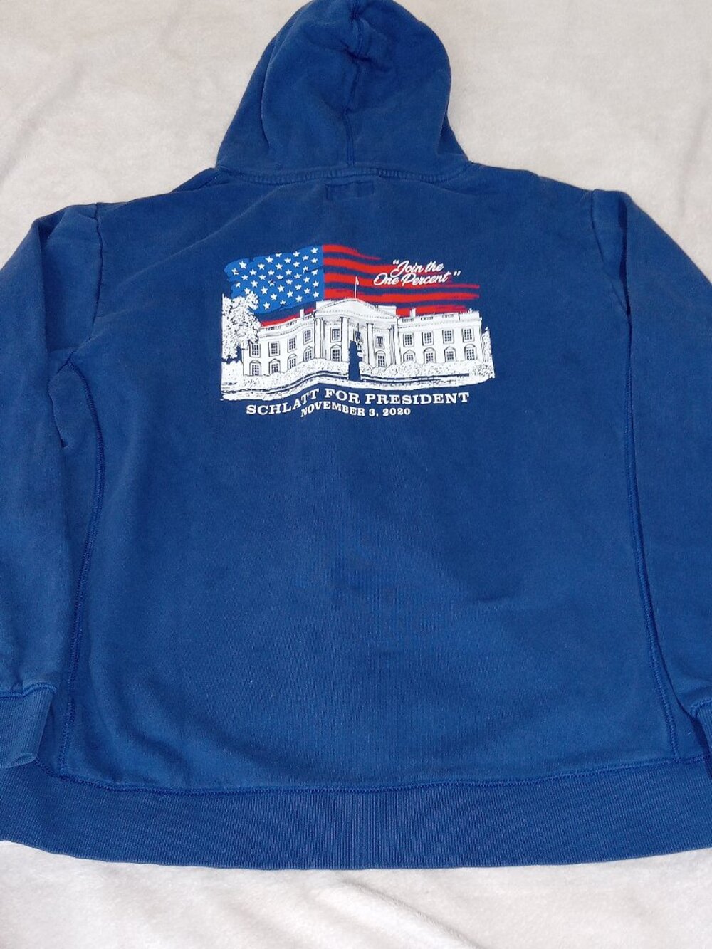 Schlatt 2020 Hoodie President Campaign Rare Blue L Pullover Jschlatt Merch
